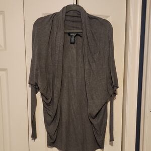 Ralph Lauren Gray Drape Sweater